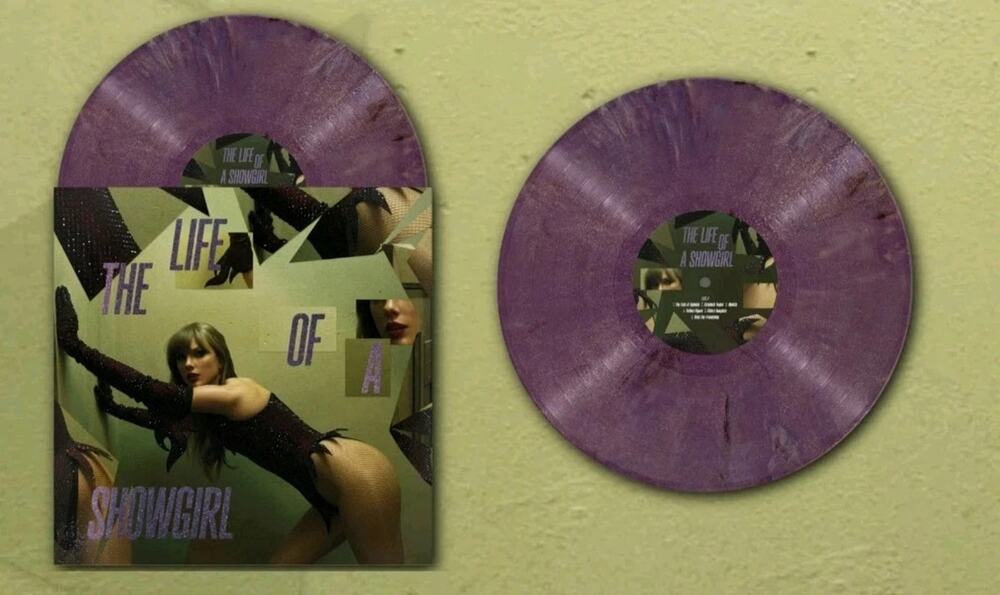 The Life of a Showgirl: Shiny Bug Edition Violet Shimmer Marbled Vinyl (In Hand)